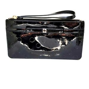 Kate Spade black wristlet